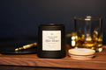 Velvet Noir After Hours candle in a warm luxury setting